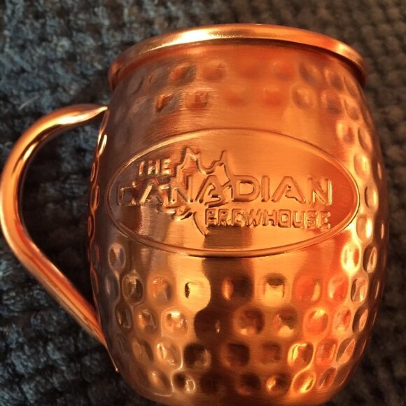 NIB Hammered Copper Moscow Mule Mugs Set Of 4 - Picture 2 of 7